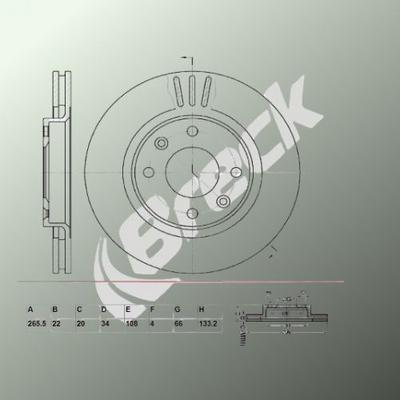 Peugeot 307 1.4 16V Front Brake Discs
