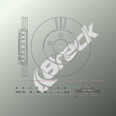 Audi A1 1.0 TFSI Front Brake Discs