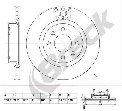 Dacia Sandero 1.6 MPI 85 Front Brake Discs - thumbnail image 3