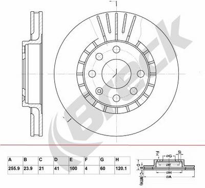 Daewoo LANOS 1.6 16V Front Brake Discs - thumbnail image 3