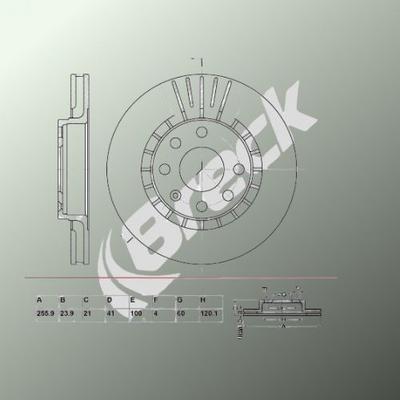 Vauxhall CALIBRA 2.0 i Front Brake Discs