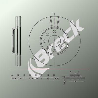 Vauxhall Corsa Sedan 1.7 D Front Brake Discs