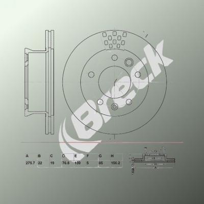 Mercedes-Benz SPRINTER 2-t Bus 208 CDI Front Brake Discs