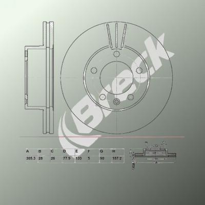 Renault Master II Bus 1.9 dTI Front Brake Discs
