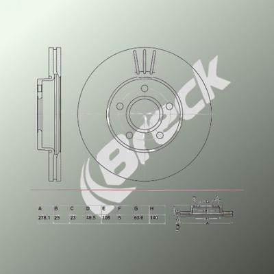 Volvo V50 1.6 D Front Brake Discs