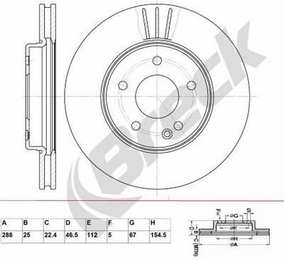 Mercedes-Benz E-Class E 200 Front Brake Discs - thumbnail image 2