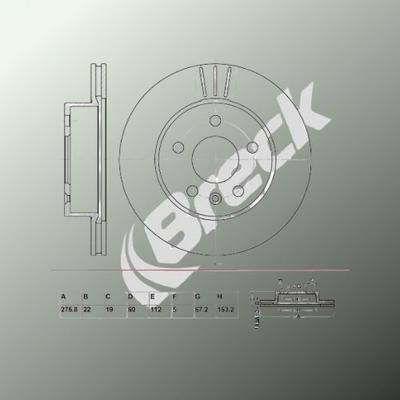 Mercedes-Benz VITO Bus 108 CDI 2.2 Front Brake Discs