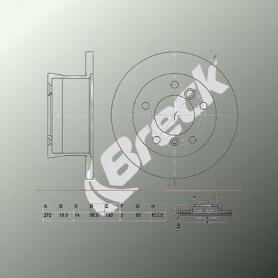 Mercedes-Benz SPRINTER 2-t Bus 208 CDI Rear Brake Discs