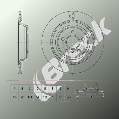 Mercedes-Benz GLE 250 d Rear Brake Discs