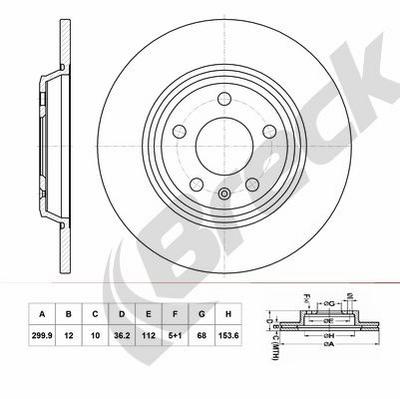 Audi Q5 3.0 TDI quattro Rear Brake Discs - thumbnail image 3