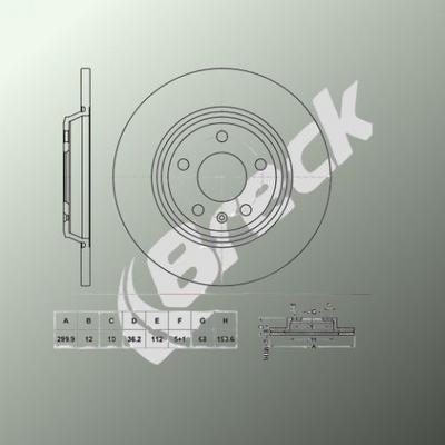 Audi A5 1.8 TFSI Rear Brake Discs