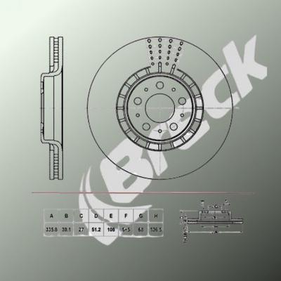 VOLVO XC90 I 2.5 T AWD Front Brake Discs