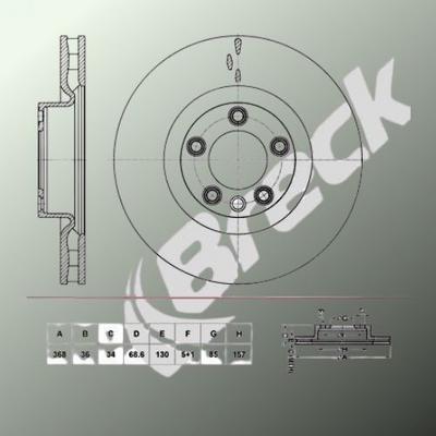 Porsche Cayenne 3.6 Front Brake Discs