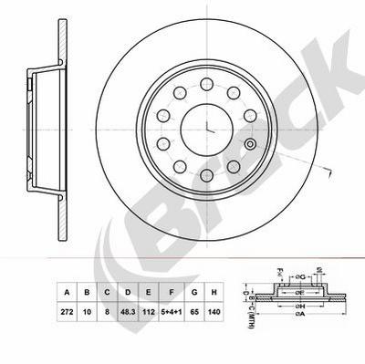 Skoda Karoq 1.4 TSI Rear Brake Discs - thumbnail image 3