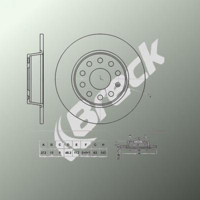 Audi A1 1.0 TFSI Rear Brake Discs