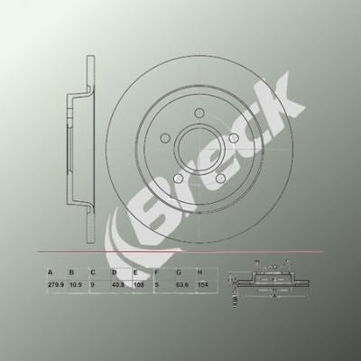 Volvo V50 1.6 D Rear Brake Discs