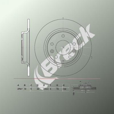 Mazda 323 F/P Mk VI Liftback 1.4 Rear Brake Discs