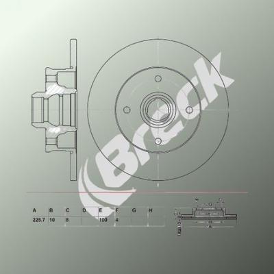 SEAT Ibiza Mk II 1.8 i 16V Rear Brake Discs
