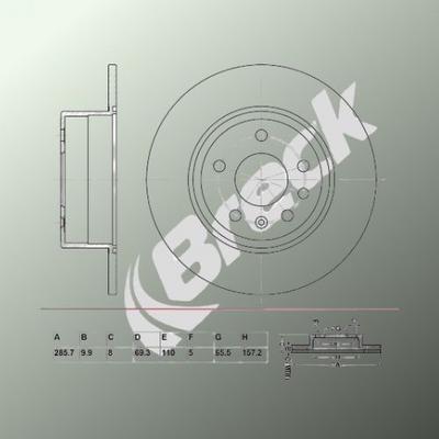Vauxhall VECTRA Estate 1.8 i 16V Rear Brake Discs