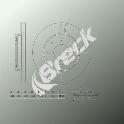 Hyundai SANTAMO 2.0 16V Front Brake Discs