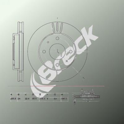 Mitsubishi SPACE STAR MPV 1.3 16V Front Brake Discs