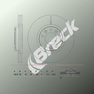 Peugeot 605 2.0 16V Front Brake Discs