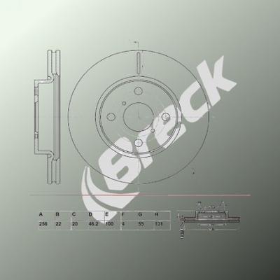 Daihatsu CHARADE VIII 1.33 16V Front Brake Discs