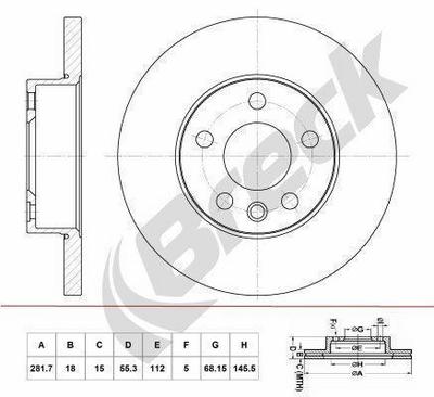 Volkswagen Transporter / Caravelle Mk IV Bus 1.9 TD Front Brake Discs
