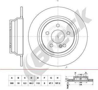 Mercedes-Benz E-Class E 200 CDI Rear Brake Discs - thumbnail image 2