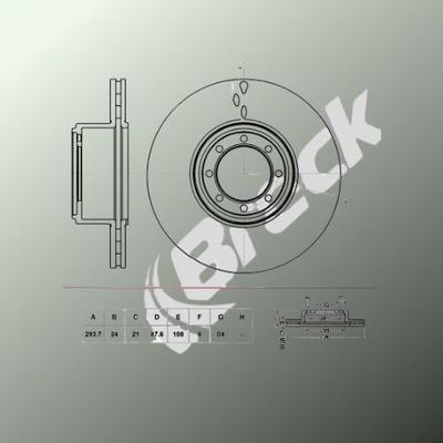 IVECO DAILY IV Platform/ Chassis 35C10, 35S10 Rear Brake Discs