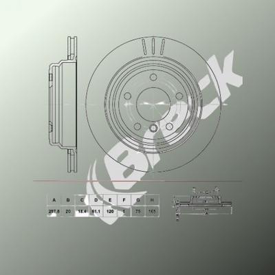 BMW 5 520 d Rear Brake Discs