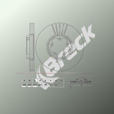 Ford Transit Bus 2.0 DI Front Brake Discs