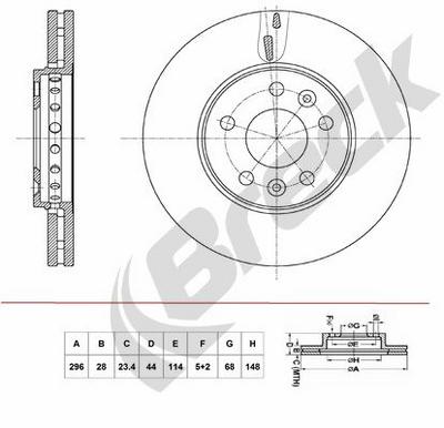 FIAT TALENTO Bus 1.6 D Front Brake Discs - thumbnail image 2