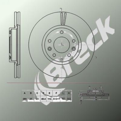 BMW 6 Estate 1.8 MZR Front Brake Discs