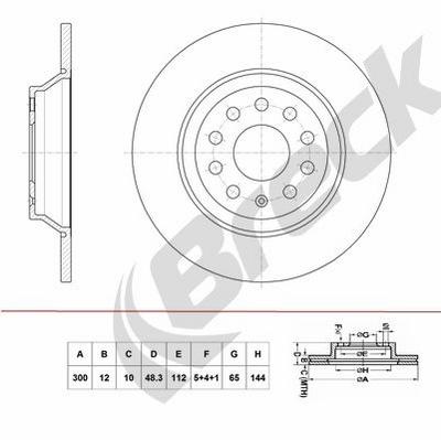 Skoda Kodiaq II 1.5 TSI mHEV Rear Brake Discs - thumbnail image 3