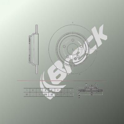 Mercedes-Benz VITO Dualiner 109 CDI Rear Brake Discs