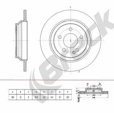 Ford MONDEO V Turnier 2.0 EcoBlue Rear Brake Discs - thumbnail image 3