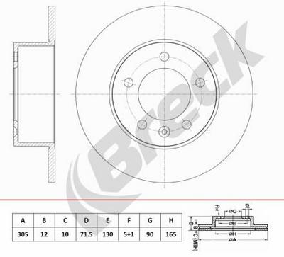 Renault Master III Bus 2.3 dCi 100 FWD Rear Brake Discs - thumbnail image 3