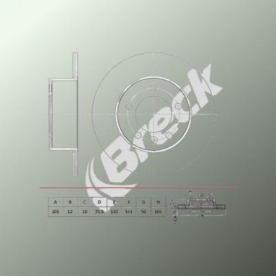 Nissan NV400 Bus dCi 100 Rear Brake Discs