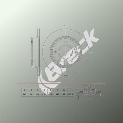 Kia Pro Ceed 1.0 T-GDI Rear Brake Discs