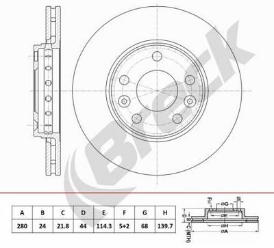 Renault Scénic III 1.5 dCi Front Brake Discs - thumbnail image 2