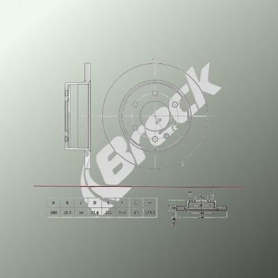 Mercedes-Benz SPRINTER 3-t Bus 210 CDI Rear Brake Discs
