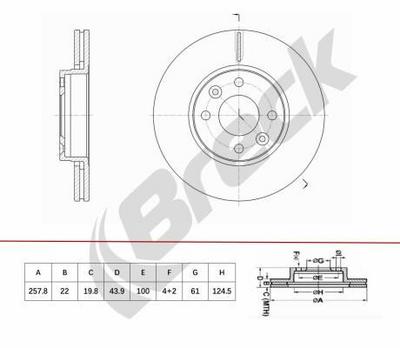 Dacia Sandero 1.6 MPI 85 Front Brake Discs - thumbnail image 2