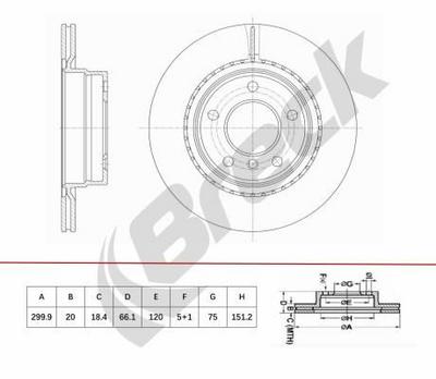 BMW 1 120 d Rear Brake Discs - thumbnail image 2