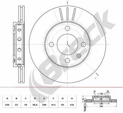 SEAT Mii 1.0 EcoFuel Front Brake Discs - thumbnail image 2