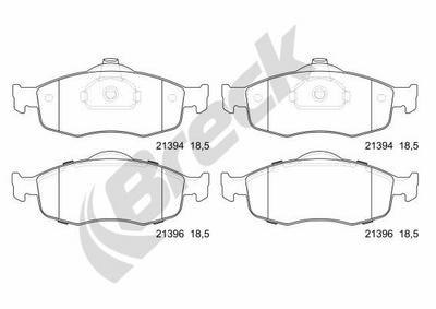 Ford Scorpio Mk II Turnier 2.9 i Front Brake Pads - thumbnail image 2