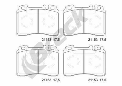 Mercedes-Benz SL 500 Front Brake Pads - thumbnail image 2