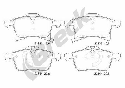 Vauxhall Astravan Mk V Furgon/ Estate 1.7 CDTi Front Brake Pads - thumbnail image 4