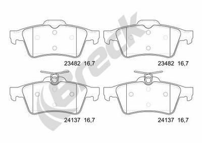 Ford Focus C-MAX 2.0 Rear Brake Pads - thumbnail image 2