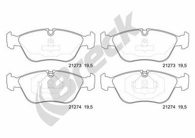 Volvo V70 2.4 Turbo AWD Front Brake Pads - thumbnail image 2